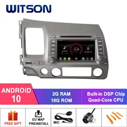 WITSON Android 10 AUTO CAR RADIO DVD NAVIGATION FOR HONDA CIVIC 2006 CAR DVD MIRROR LINK/ 16GB Inand /DVR/DAB/OBD/TPMS Function