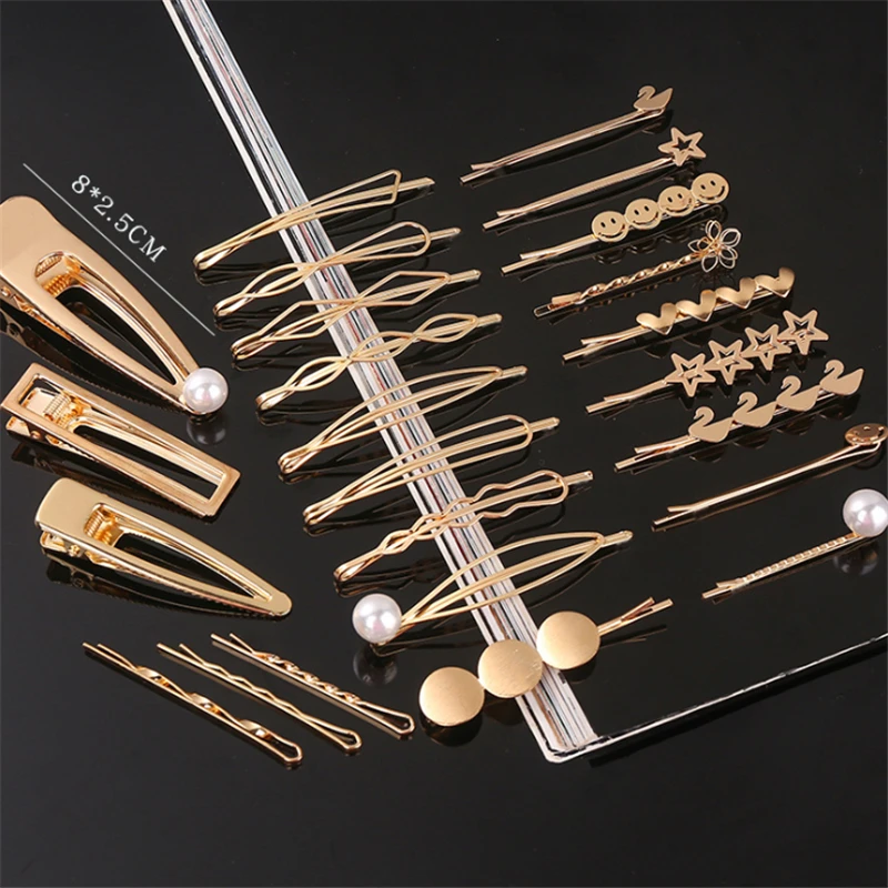 2 Stück Bobby Pins wellige Haarnadeln schwarze Haars pangen Metall Haars pangen unsichtbare Welle Haars pangen Mode Haars pangen für Frauen Mädchen Geschenke – Detail 4