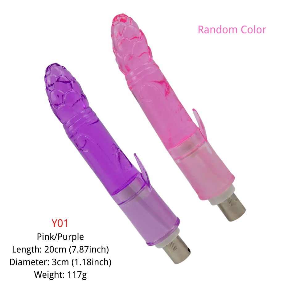 ROUGH BEAST 3XLR Sex Machine Attachements for Women 15 Types Love Machine Product Including Double/BIG Dildo and Extension Tube