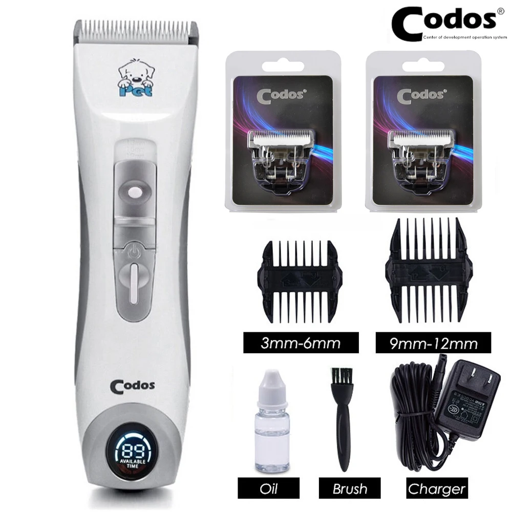 Codos CP-9600 Dog Clippers Professional Pet Clipper Cat Shaver Electrical Grooming Trimmer Animals Rechargeable Haircut Machine