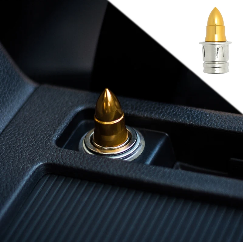 Limited edition Aluminum Bullet style Car Cigarette lighter For MK6 7 Golf Jetta Tiguan Scirocco Beetle Polo Touareg