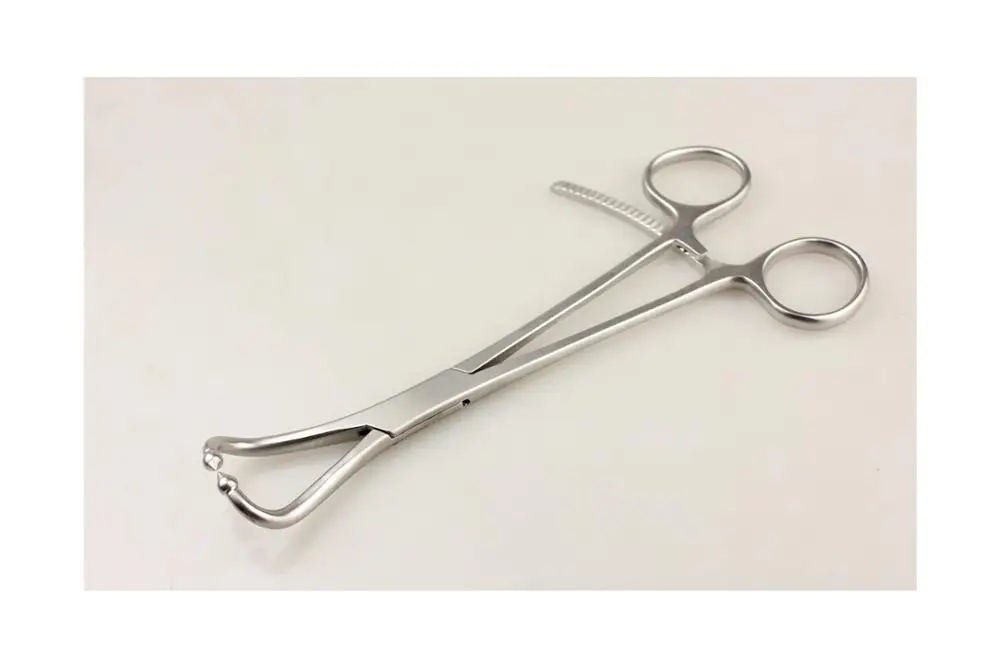 

small Animal orthopedic Instrument Medical Spherical Pressure bone Plate Pincer Point curved Bone Holder Reduction forcep pet AO
