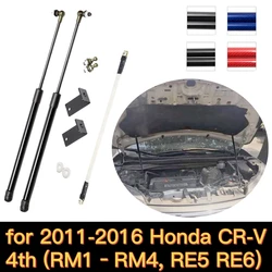 Gas Struts for 2011-2016 Honda CR-V CRV 4th（RM1–RM4, RE5 RE6）SUV Front Bonnet Hood Lift Support Shock Damper Absorber Rod Spring