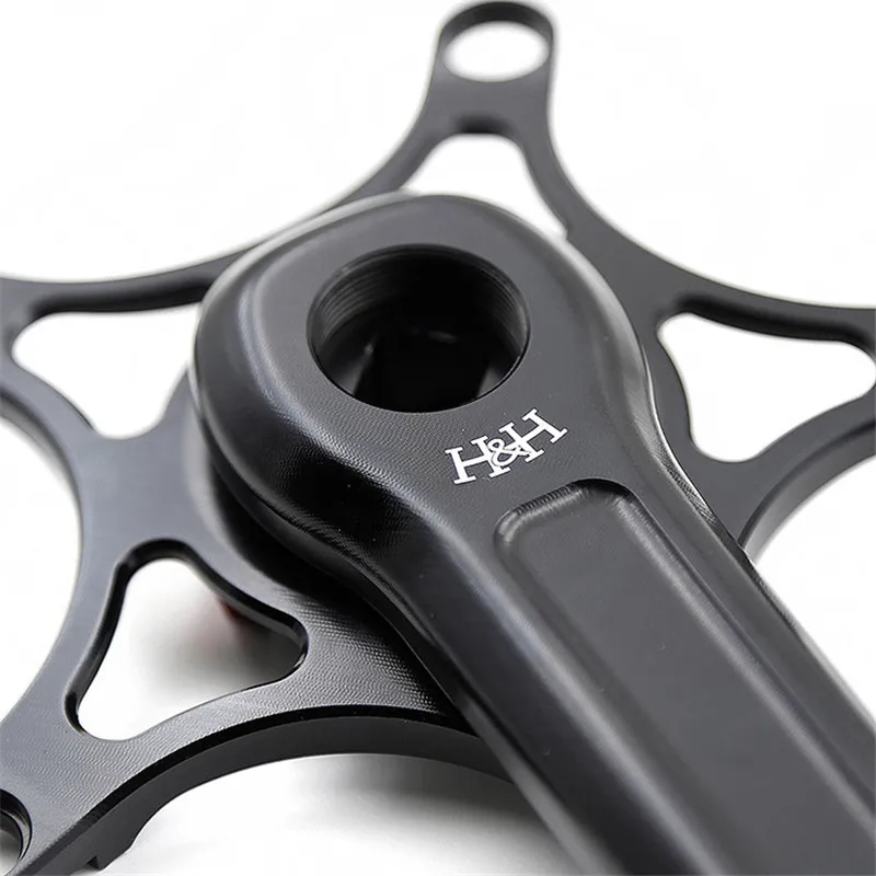 Folding bicycle H&H crank set 170mm CNC for brompton bike Ultra light aluminum alloy crank