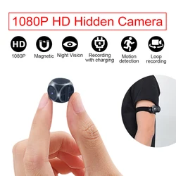 MD21 Mini Dice Camera HD 1080P Sensor Night Vision Camcorder Motion DVR Micro secret cam Sport DV Video Small Tiny Cameras Gift