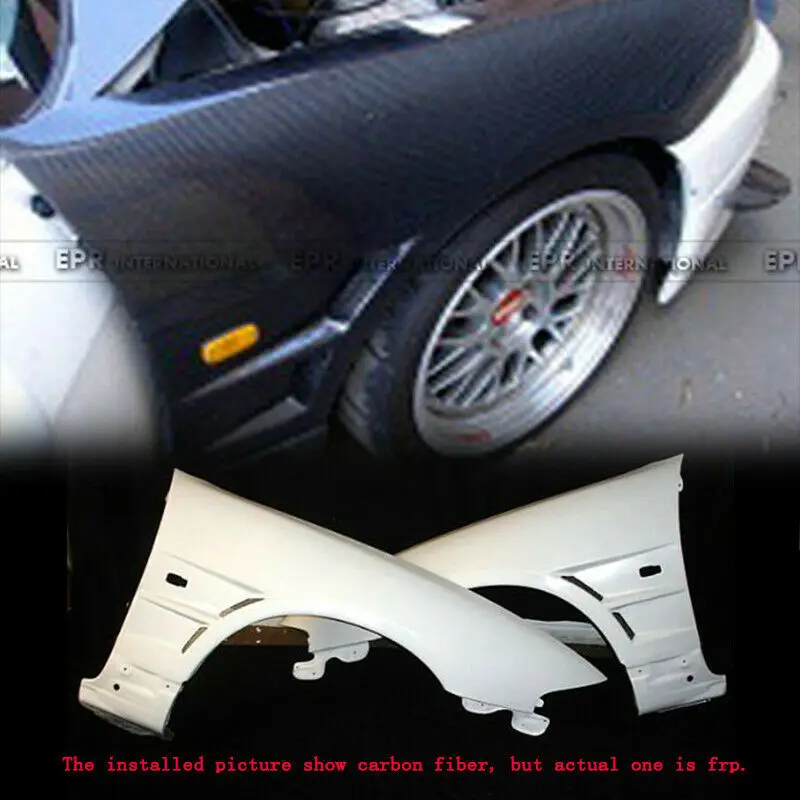 

For Nissan R33 Skyline GTR BN-Style FRP Fiber Black or Grey Unpainted Front Fender Mudguards Car Exterior accessories Body kits