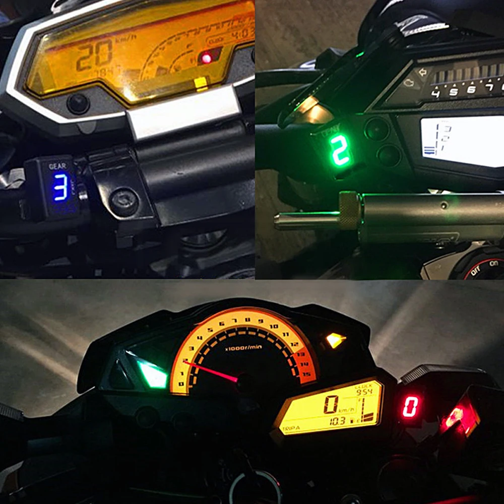 Motorcycle LCD Electronics 1-6 Level Gear Indicator 6 Speed Digital Gear Meter For Honda ST1300 ST 1300 2002 2003 2004 - 2007 06