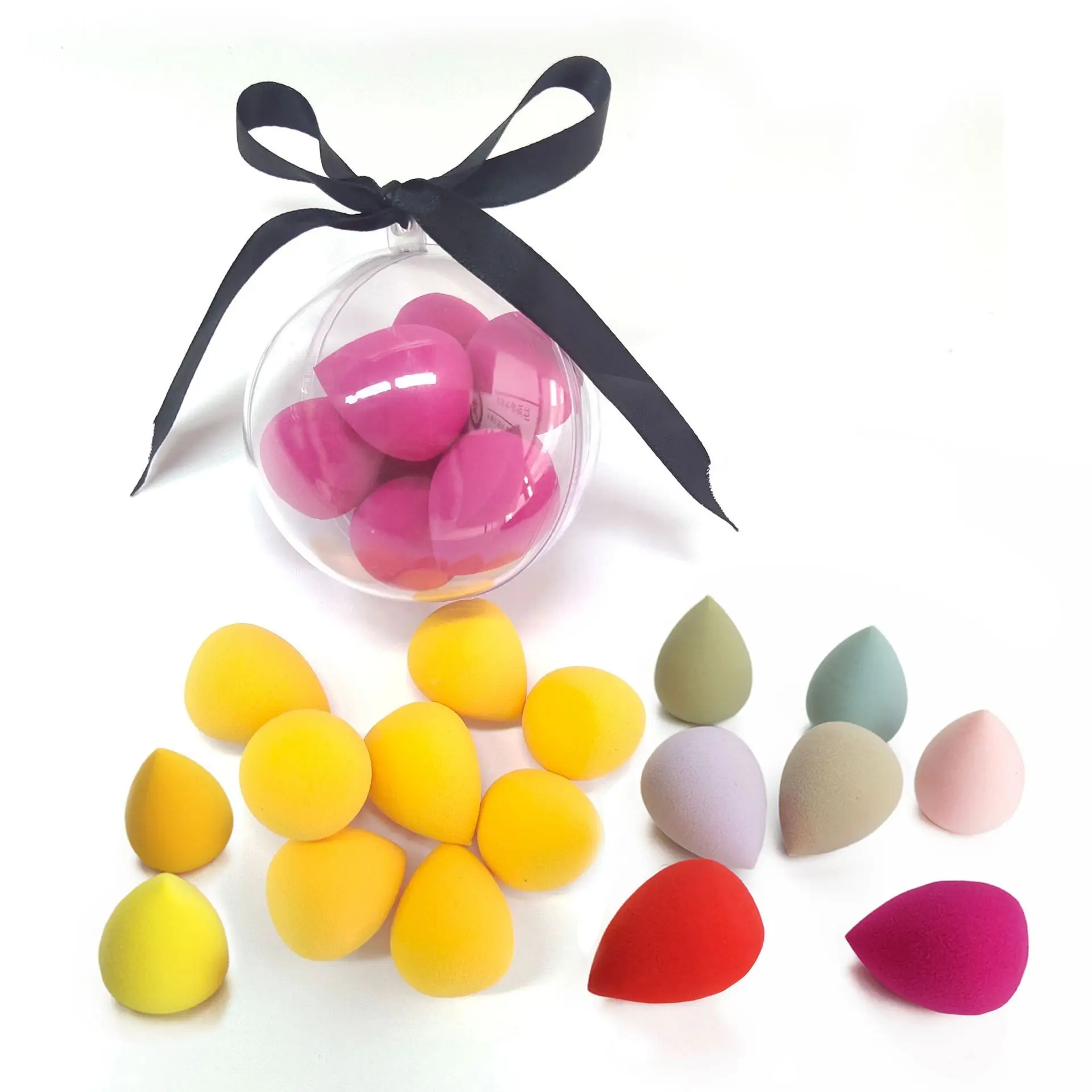 Новый косметический набор, аппликатор для макияжа, губка для макияжа, пышное яйцо, супер мягкая губка, пудра, блендер, гладкая основа, растушевка, буф