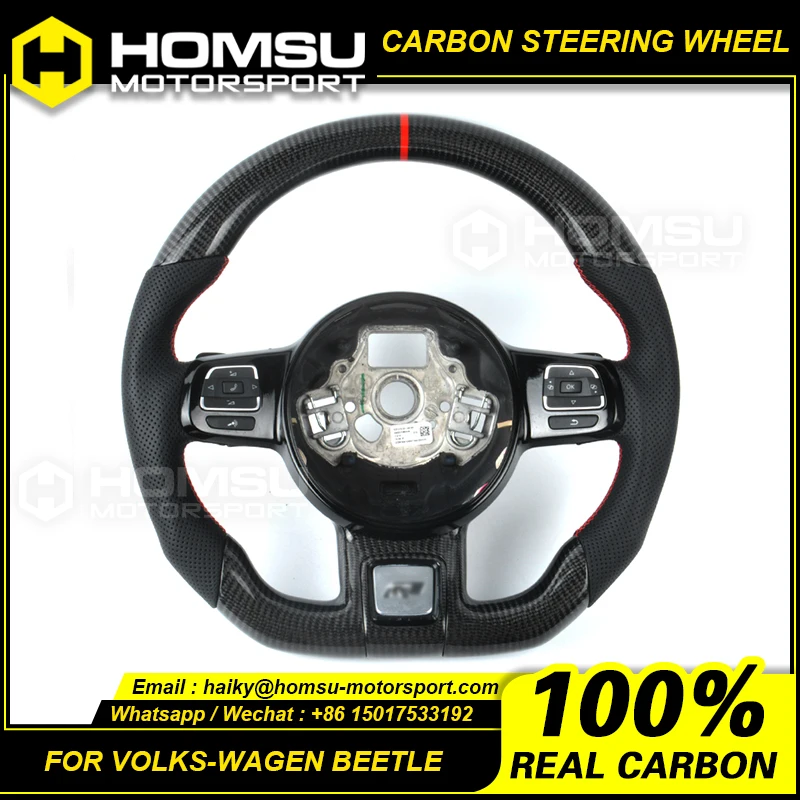 

Светодиодный руль из углеродного волокна для volkswagen beetle racing wheel convertible