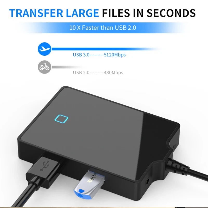 UTHAI-estación de acoplamiento tipo C, divisor con fuente de alimentación, concentrador USB de expansión seis en uno, Cable de Audio de 3,5 MM, VGA, HDMI, 4K