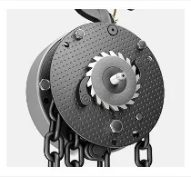Reverse chain hand hoist hoist 1 ton small triangle crane single chain hoist manual Drop shipping