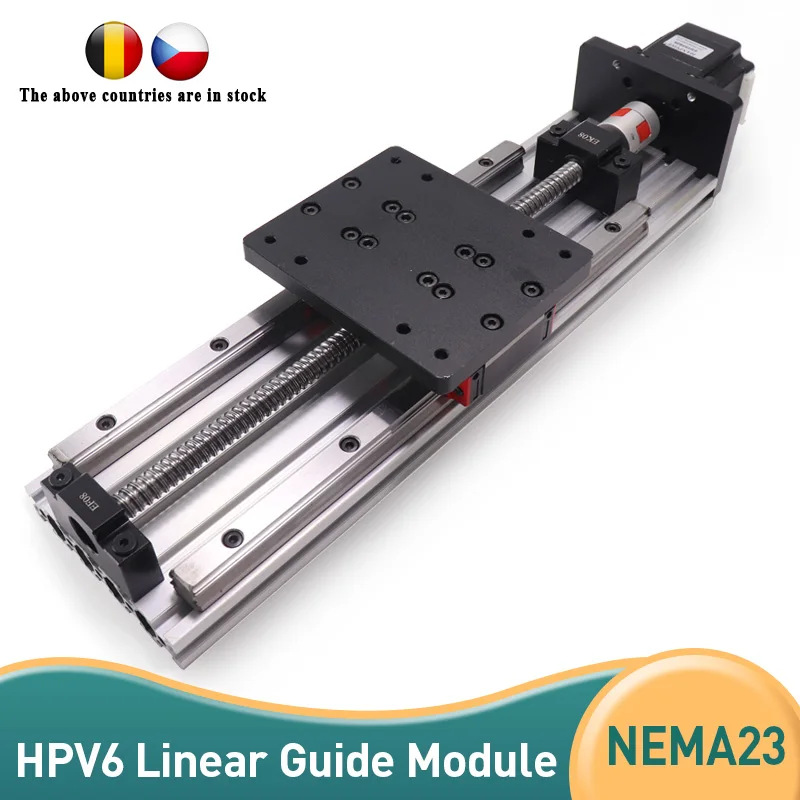 Screw With Linear Guide HGH15 HPV6 Linear Module 2.8A 56MM 3D Engraving Machine NEMA23 Stepper Motor