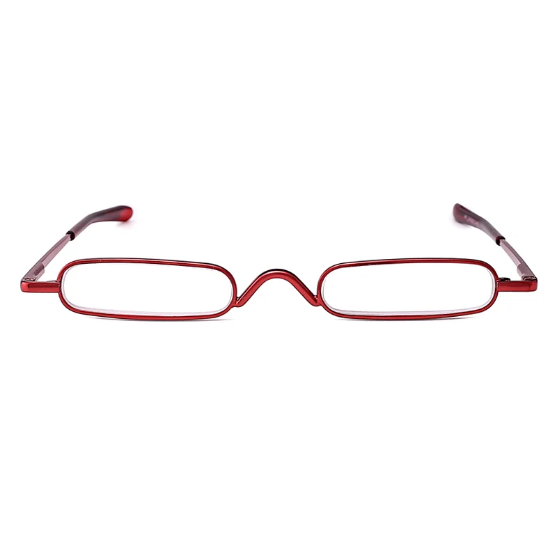 Slim Reading Glasses Ultra Small Skinny Readers Glasses for Men Women Presbyopia Magnifying Portable with tube Case