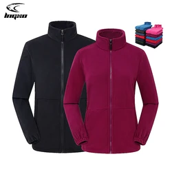 Lngxo velo tecido sweatshirts softshell caça caminhadas polartec jaqueta masculino feminino casacos de acampamento ao ar livre jaqueta de lã inverno