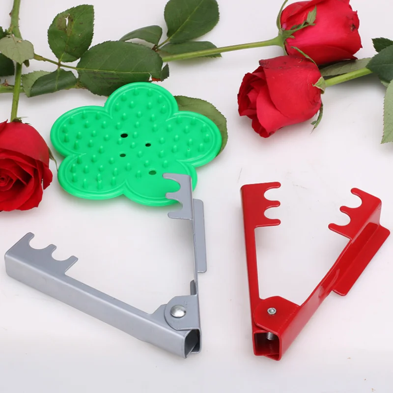 1PCS Rose Thorn Stem Leaf Stripper Metal Pliers Pruning for Flower Branches Removing Burrs Florist DIY Cut Tools Garden Supplies