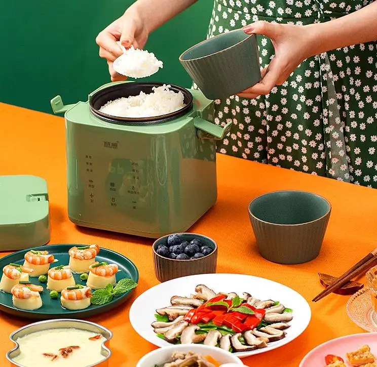 

Mini electric cooker 1-2 people small electric cooker household multi-functional authentic dormitory cooking pot