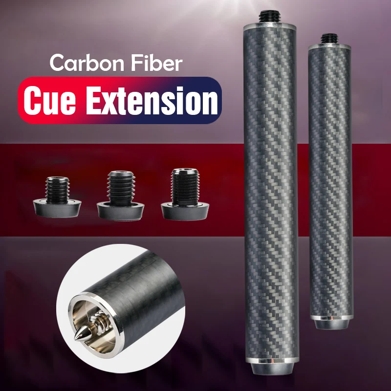 Carbon Fiber Billiards Extension for Mezz Predator, Mit FURY KONLLEN, HOW PERI Jflowers Cue Extension, Billiard Accessories