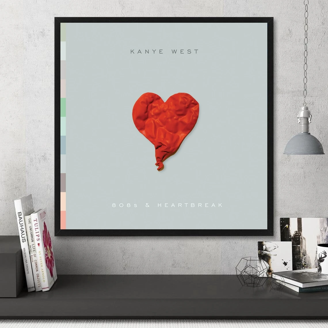 Kanye West 808s & Heartbreak Music Album Poster Prints Art Canvas Painting Wall Living Room Home Decor (No Frame)