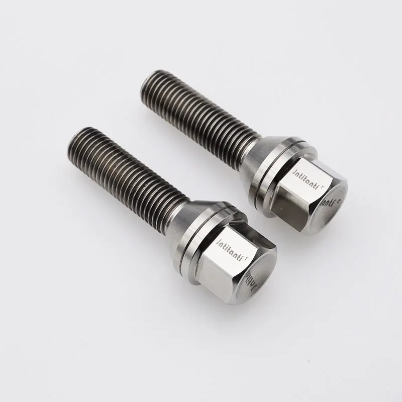 

Jntitanti Gr5 titanium wheel hub lug bolt M14*1.25*28--M14*1.25*50mm for BMW or MINI TOYOTA Supra 2020