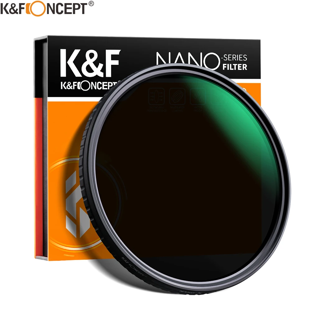

Переменный ND-фильтр K & F Concept от ND32 до ND512, не выцветает, нейтральная плотность, фильтр 5 углублений 52 мм 58 мм 62 мм 67 мм 72 мм 77 мм 82 мм
