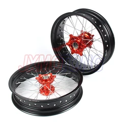 3.5/4.25*17 OEM SIZE SUPERMOTO FOR HONDA CRF250X CRF450X 05-17 WHEEL RIM SETS