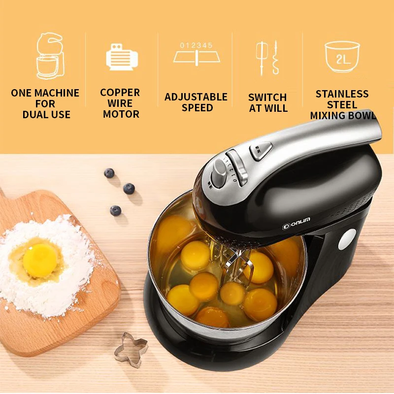 220V 전기 버터 메이커 홈 베이킹 계란 거품기 버킷 버터 케이크 메이커 220V ALD-5001