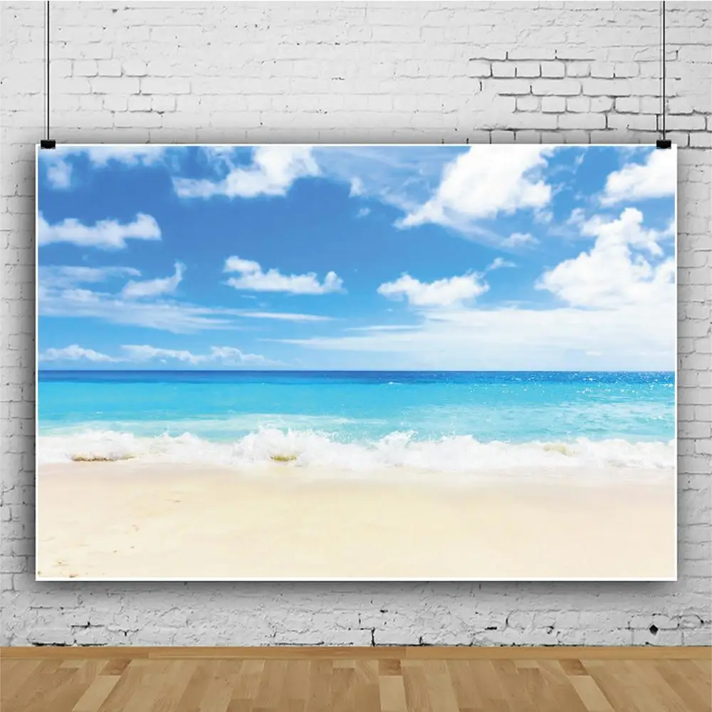 Yeele-خلفية للتصوير الفوتوغرافي للأطفال ، غيوم السماء الزرقاء ، شاطئ البحر ، خلفية للصور ، استوديو الصور