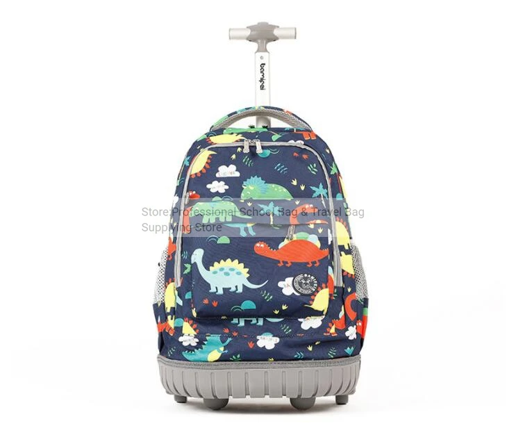 18 inch School Rolling backpack Wheeled backpack kids School backpack On wheels travel Trolley backpacks bags for teenagers