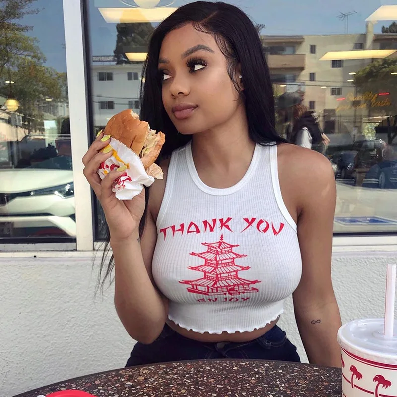 knitting Print O Neck Off Shoulder Tank Top 2024 Summer Women Casual Slim Streetwear Crop Top Female Vacation Clothes Top