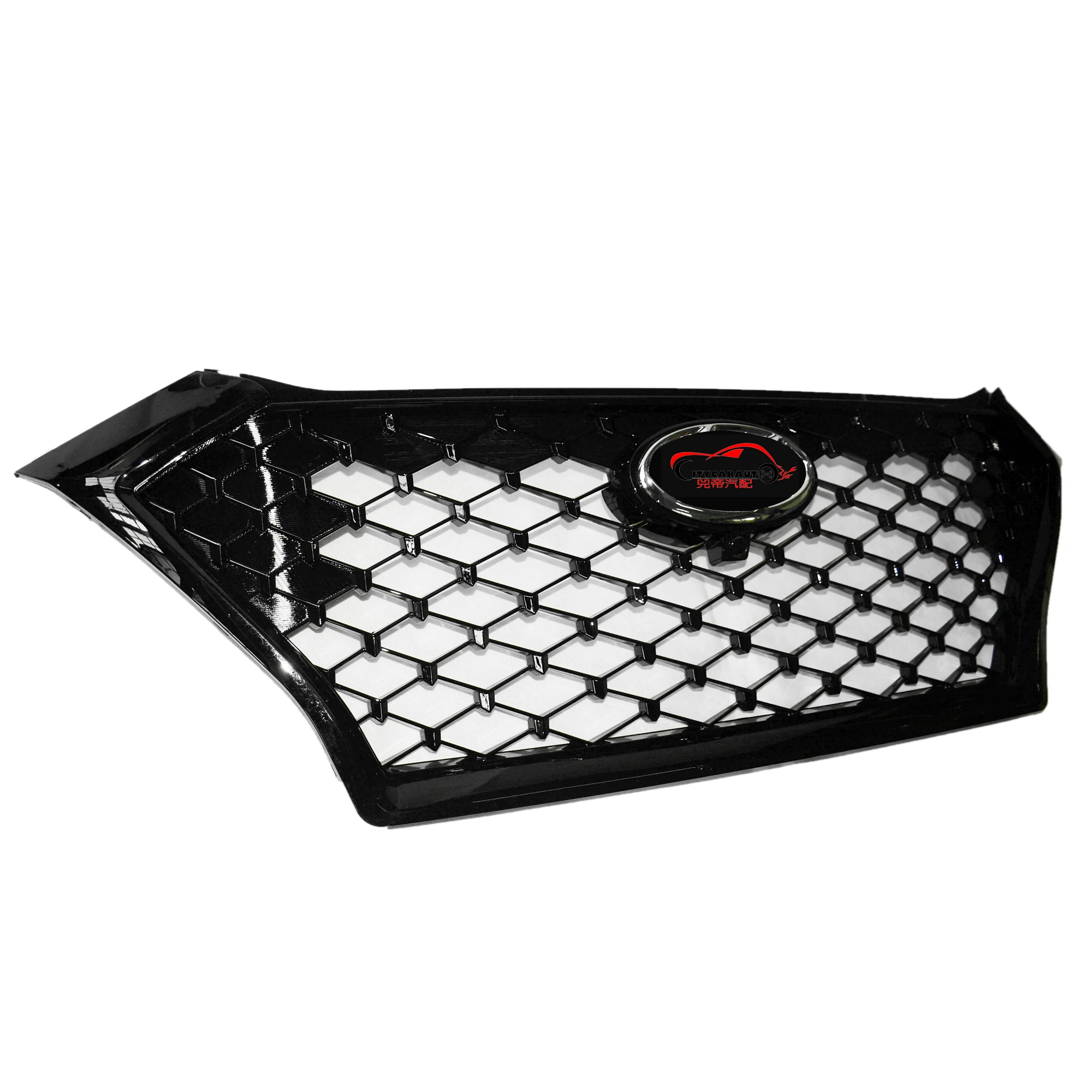 For Tucson Racing Grill For Tucson Santafee 2019 Modified Auto Front Bumper Mesh Cover Grills Grille For Trims Front Grill