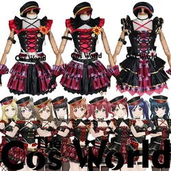 Love Live Sunshine Aqours Wake Up Challenger Takami Chika Watanabe You Ruby Yoshiko Outfits Customizable Anime Cosplay Costumes