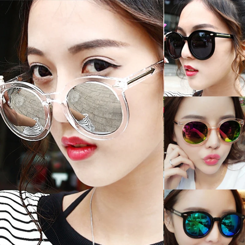 RMM Brand Designer nail Big round Sunglasses Women Luxury Plastic Sun Glasses Classic Retro Outdoor big