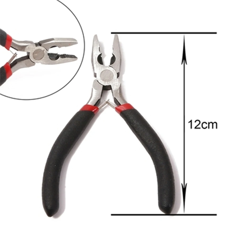 

Manual DIY Tool Punch Pliers Multi-Function Needle-Nosed Diagonal Pliers Wire Cutters Curved Nose Pliers Jewelry Pliers