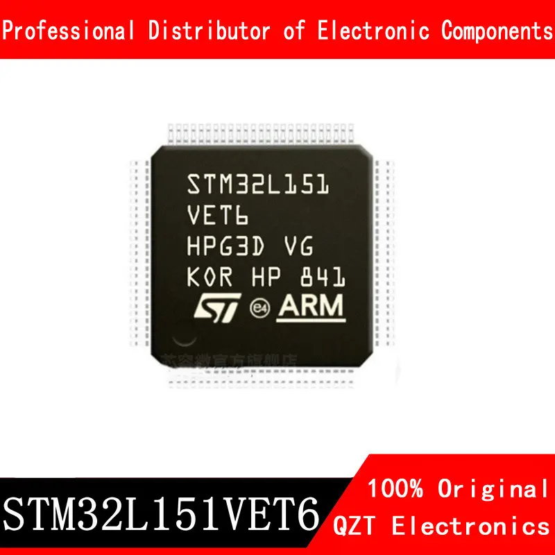 5pcs/lot new original STM32L151VET6 STM32L151 LQFP-100 microcontroller MCU In Stock