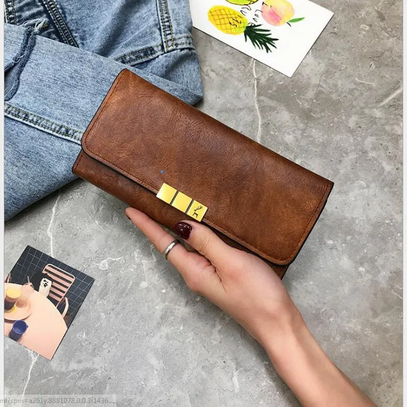 Fashion Women Wallet PU Leather Purse Female Long Wallet Pouch Handbag For Women Coin Purse Card Holders Clutch