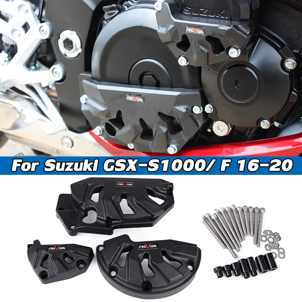 GSX-S1000F Engine Guard Cover Frame Slider Stator Case Protector For Suzuki GSX-S1000 F GSXS1000 2016-2020 GSXS 1000 Accessories