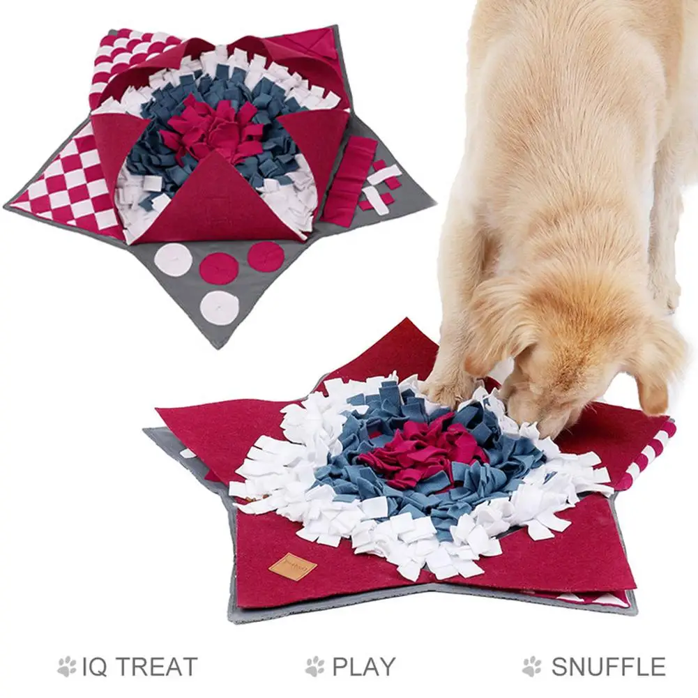 Sniffing Pad Dogs Snuffle Mat Pet Anti Choking Mat Cat Dog Training Blanket Nose Work Toy Pet Slowing Feeding Intelligence Mat