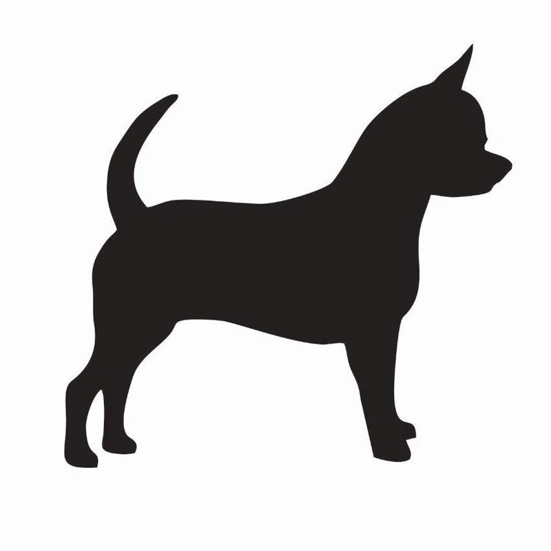 Chihuahua pies winylowa tablica naścienna naklejka okno samochodu Laptop naklejka naklejka ścienna różne kolory i rozmiary