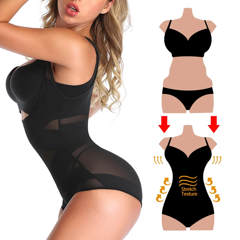 Waist Trainer Body Shaper Pulling Corset Slimming Tummy Control Women Butt Lifter Modeling Underwear Bodysuits Shapewear Cincher