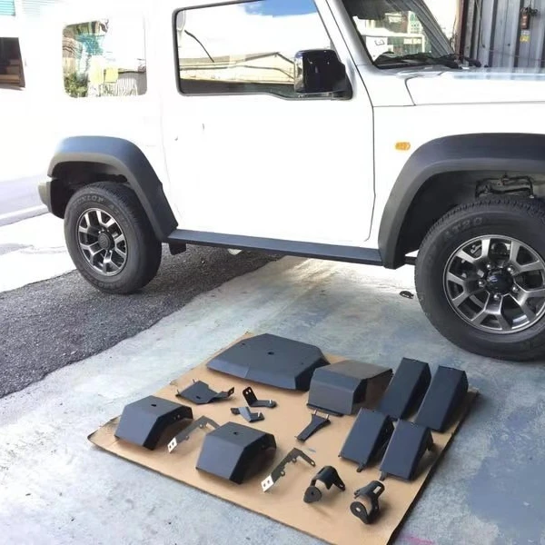 HOT SALE IN STOCK A Whole Set of Car Skid Plates For Suzuki Jimny 2019 JB74 JB64 JB74W JB64W