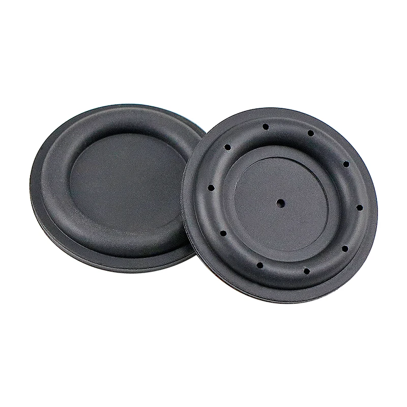 GHXAMP 2 นิ้ว 55 มม.ลำโพงBass Passiveหม้อน้ำพิเศษWooferการสั่นสะเทือนไดอะแฟรมDualขอบยางซับวูฟเฟอร์เสริมDriver