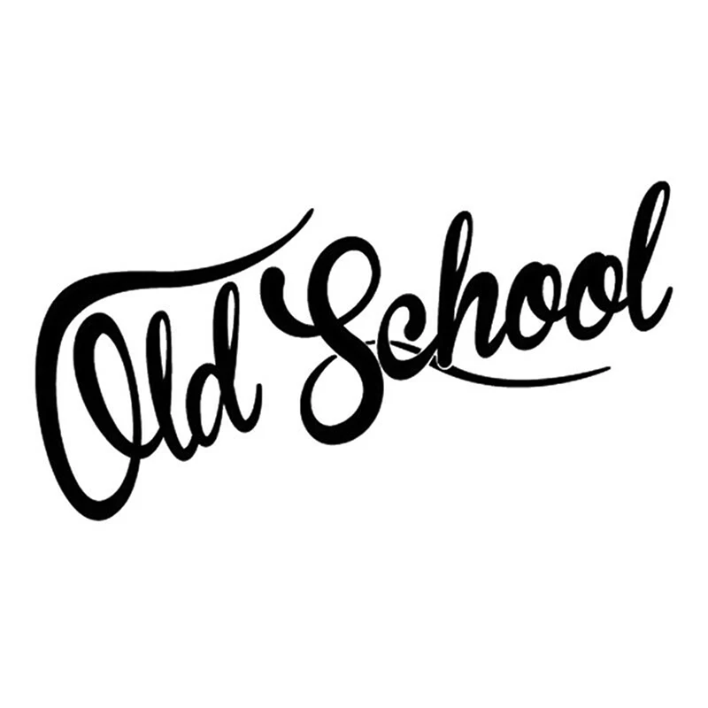 

Old School Car Sticker Auto Euro Vinyl Oldstyle Vintage Vinyl Decals Waterproof