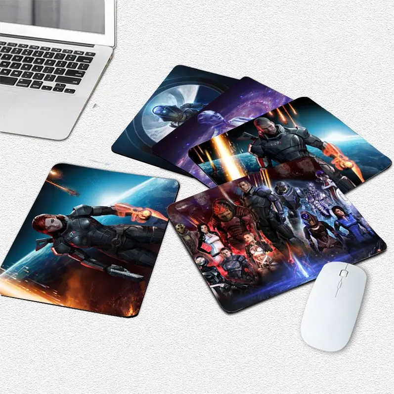 In Stocked N7 Mass Effect mouse pad gamer play mats Smooth Writing Pad Desktops Mate gaming mouse pad