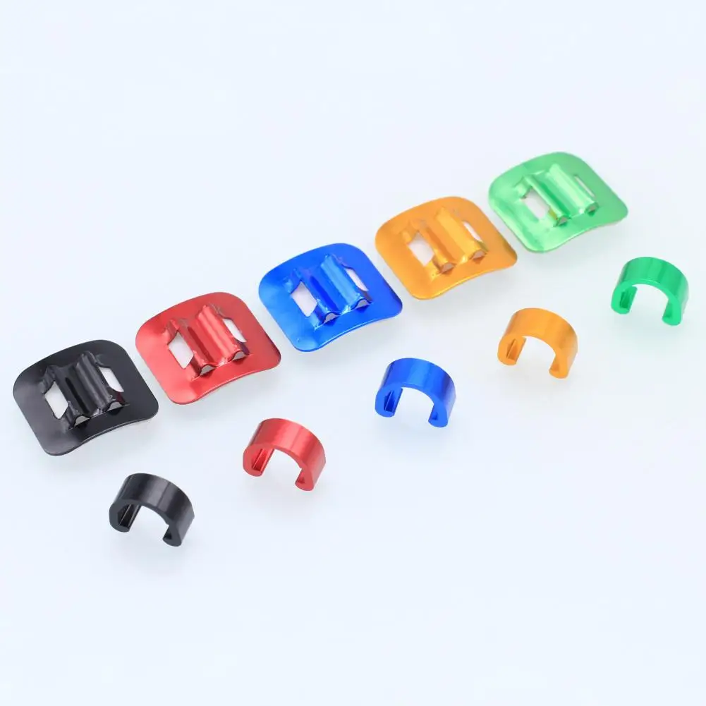 Mountain bike brake cable buckle reliable scratch-resistant aluminum alloy bicycle cable clamp tube fixing seat bike accessories