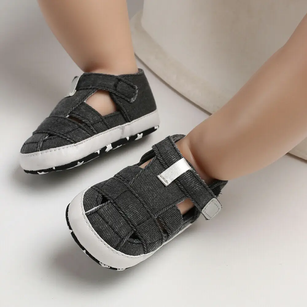 Unisex 2019 New Summer Newborn Baby Boy Girl Sandals Soft Sole Crib Shoes Sneaker Prewalker Baby Casual Shoes