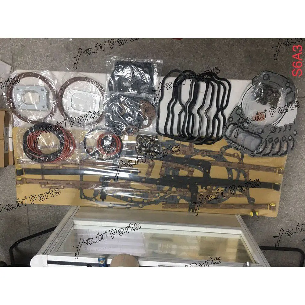 

For Mitsubishi engine parts S6A3 Full gasket set with head gasket