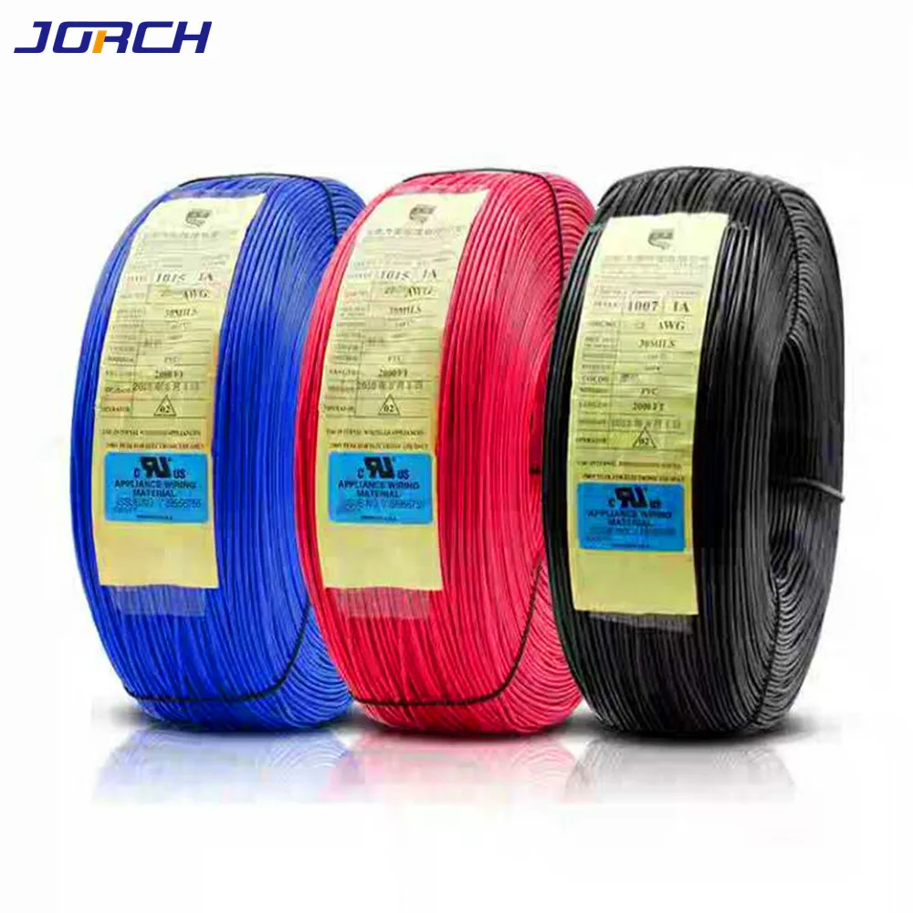 5M 18AWG przewód elektroniczny UL1015 ocynowany drut miedziany przewód łączący przewód elastyczny UL ROSH podwójna gwarancja