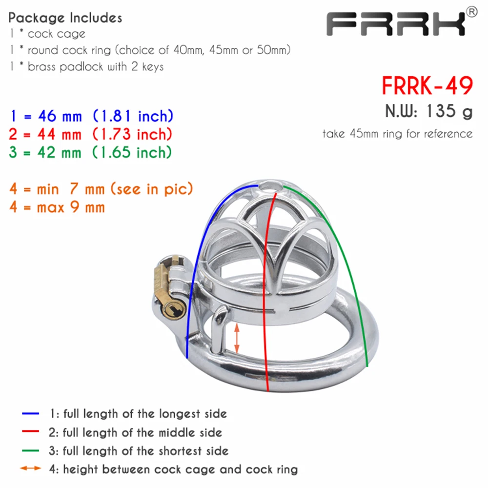 FRRK Diamond Maen\'s Chastity Device for Male Cock Cage Small Penis Rings Sexual Toys Shop Stainless Steel BDSM Bondge Belt