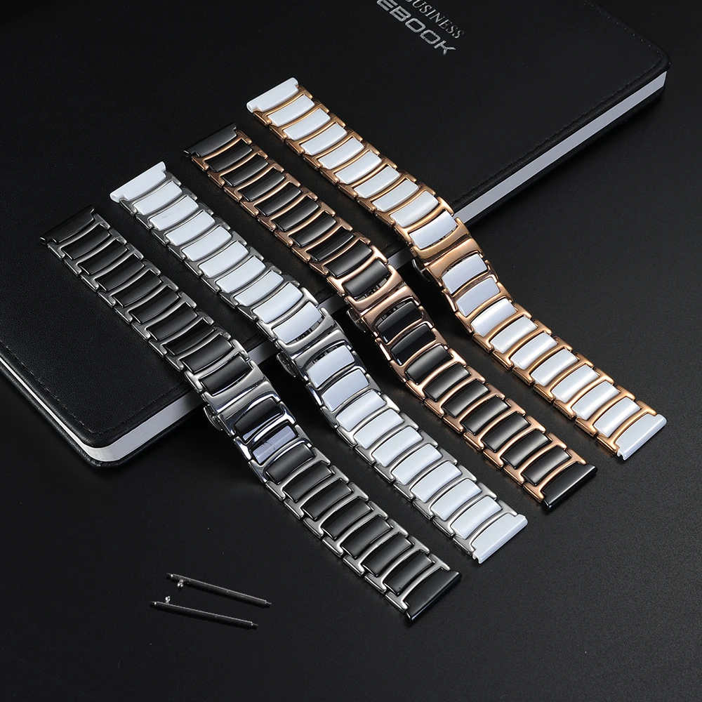 New Stainless steel Ceramic Strap For Xiaomi mi watch color Bracelet for Mi watch color sports edition Watchbands