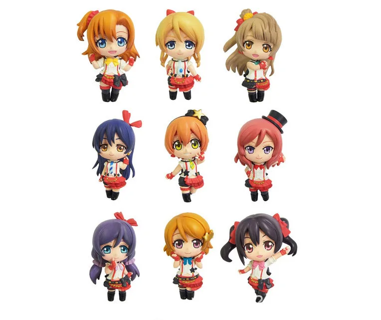 Anime love live Action Figure 6cm Sonoda Umi Eli Ayase Maki Nishikino model Q Honoka Kousaka Nozomi Tojo Nico Yazawa PVC Toys